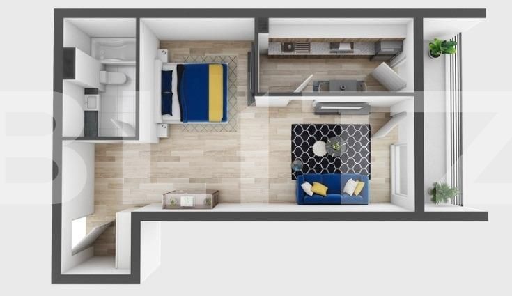 Garsonieră de vânzare Zorilor - 56187AV | BLITZ Cluj-Napoca | Poza2