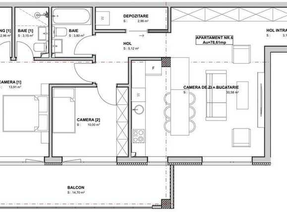 Apartament de vânzare 3 camere Marasti - 56236AV | BLITZ Cluj-Napoca | Poza1