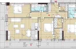 Penthouse 4 camere, terasa cu panorama