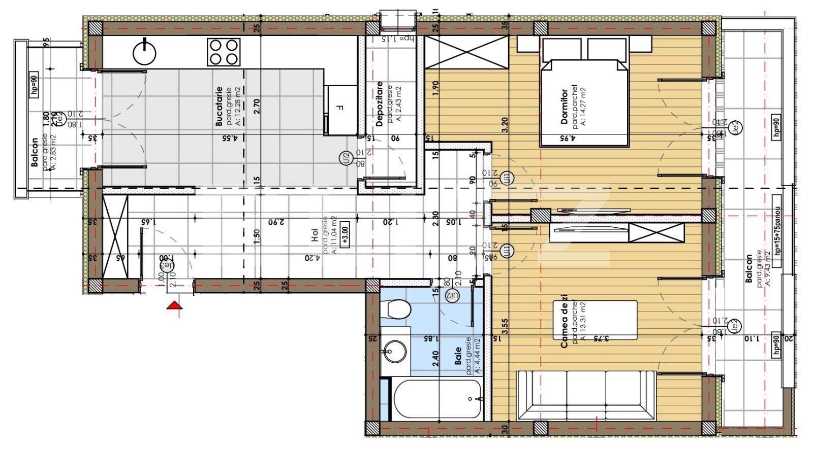 Apartament de vânzare 2 camere Apahida - 56301AV | BLITZ Cluj-Napoca | Poza2