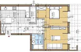 Apartament de 2 camere cu grădină, 57.77 mp, semifinisat, zona Apahida