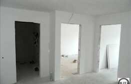 Apartament nou cu 3 camere + terasa de 40 mp, semifinisat