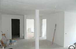 Apartament nou cu 3 camere + terasa de 40 mp, semifinisat