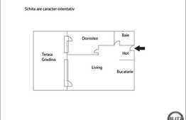 Apartament cu 2 camere,  imobil nou din 2013 , cu gradina de 36,16 mp