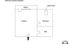 Mansarda de vanzare cu 1 camera, 33 mp, zona Sesul de Sus!