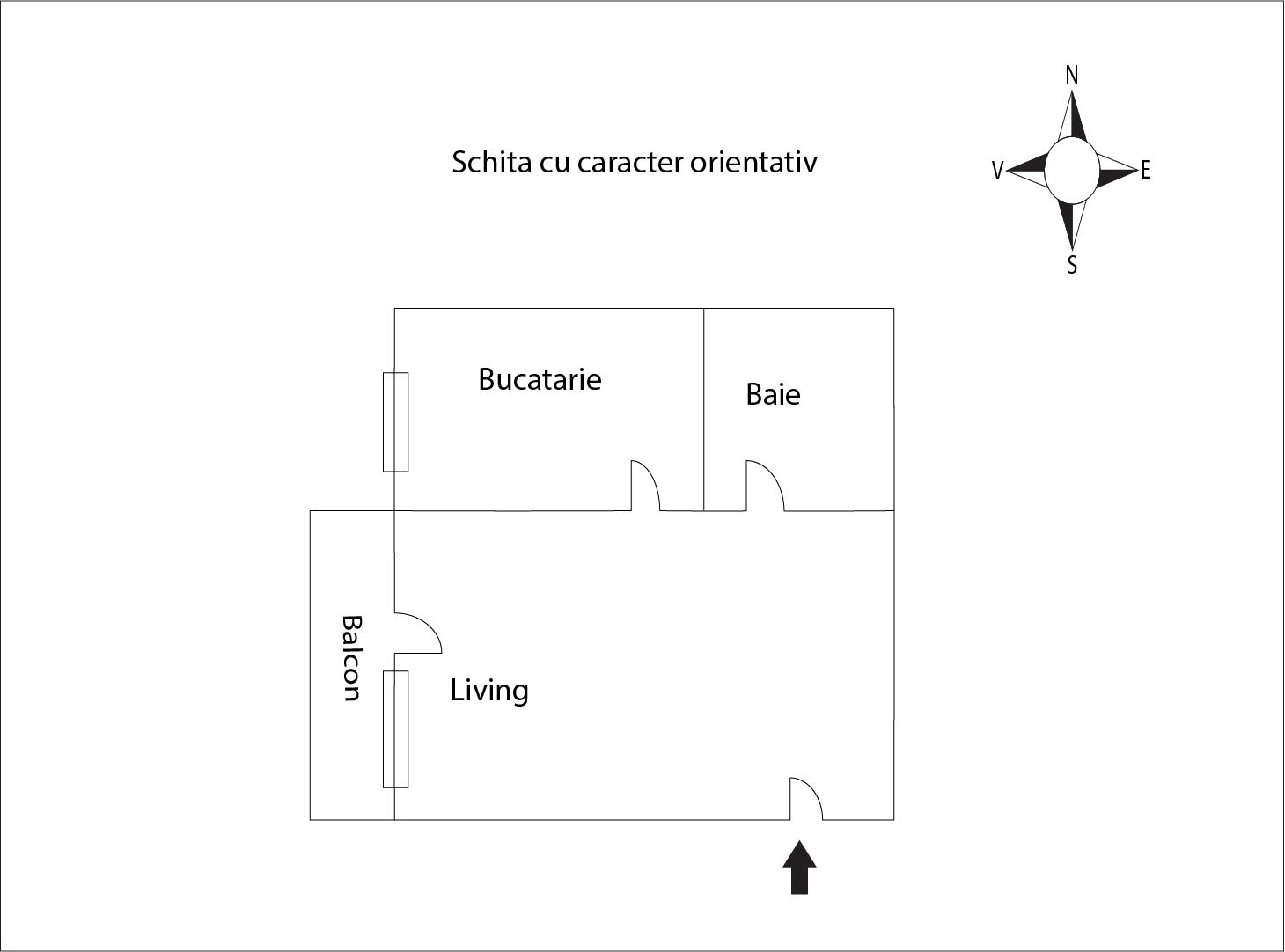 Garsonieră de vânzare Floreşti - 57105AV | BLITZ Cluj-Napoca | Poza1