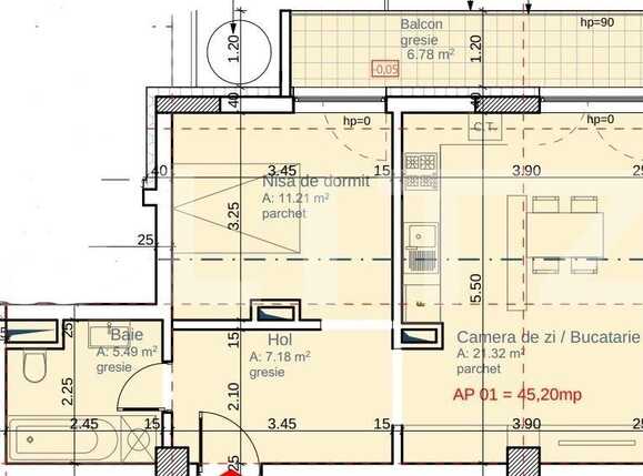 Apartament de vânzare 2 camere Bună Ziua - 57147AV | BLITZ Cluj-Napoca | Poza1