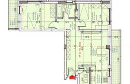 Apartament 3 camere, decomandat,71.5 mp utili, 2 balcoane, garaj subteran,zona Lidl Buna Ziua