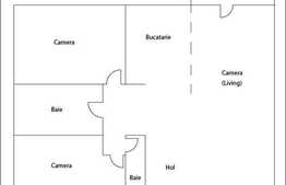 3 camere de vanzare,  65 mp la 3 minute de Piata Marasti, cu parcare si boxa