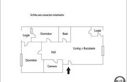 Apartament de vanzare cu 3 camere, semifinisat, la 4 minute de Cora