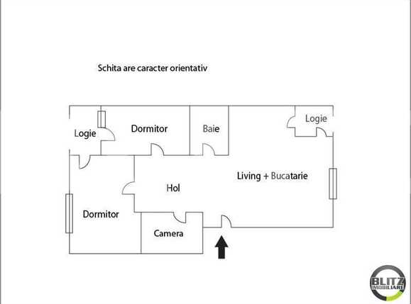 Apartament de vânzare 3 camere Floreşti - 573AV | BLITZ Cluj-Napoca | Poza1