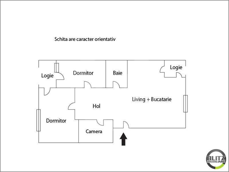 Apartament de vânzare 3 camere Floreşti - 573AV | BLITZ Cluj-Napoca | Poza1