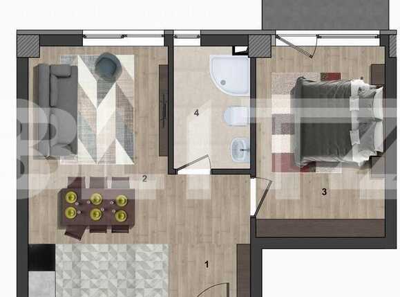 Apartament de vânzare 2 camere Europa - 57319AV | BLITZ Cluj-Napoca | Poza1