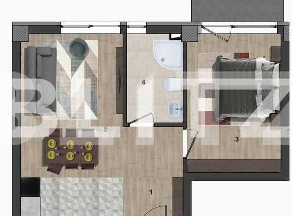 Apartament de vânzare 2 camere Europa - 57322AV | BLITZ Cluj-Napoca | Poza1