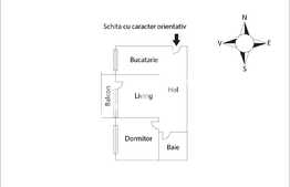 Apartament 2 camere, 50mp, Zona Hotel Premier 