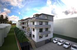 Apartament cu 3 camere, semifinisat, 63 mp, terasa de 15 mp, zona Terra!