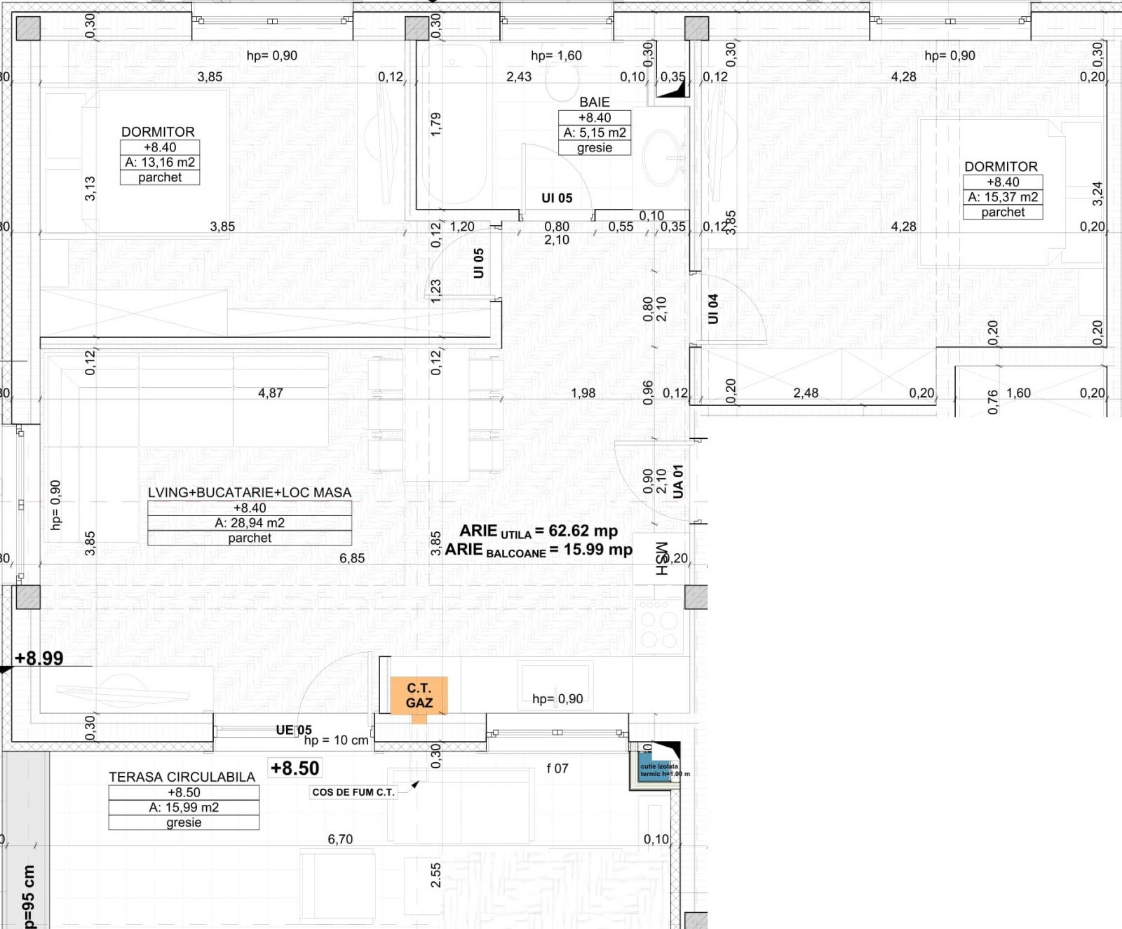Apartament de vânzare 3 camere Floreşti - 57457AV | BLITZ Cluj-Napoca | Poza1