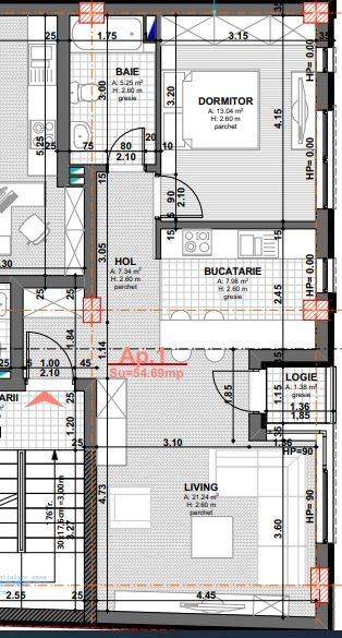 Apartament de vânzare 2 camere Semicentral - 57557AV | BLITZ Cluj-Napoca | Poza1