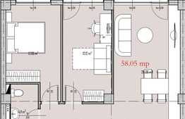 Nu rata ocazia! Apartament cu 3 camere, etaj intermediar, semifinisat, zona Petrom