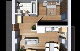  Apartament 2 camere, 40 mp, mobilat si utilat modern, zona strazii Fabricii