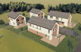 Teren 2410mp, intravilan Feleacu, cu autorizatie de constructie pentru 4 case  