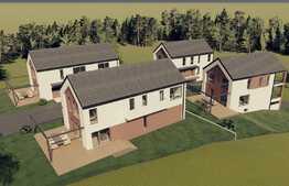 Teren 2410mp, intravilan Feleacu, cu autorizatie de constructie pentru 4 case  