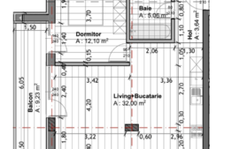 Apartament in imobil nou, 2 camere, terasa, zona Mega Image - Eremia Grigorescu