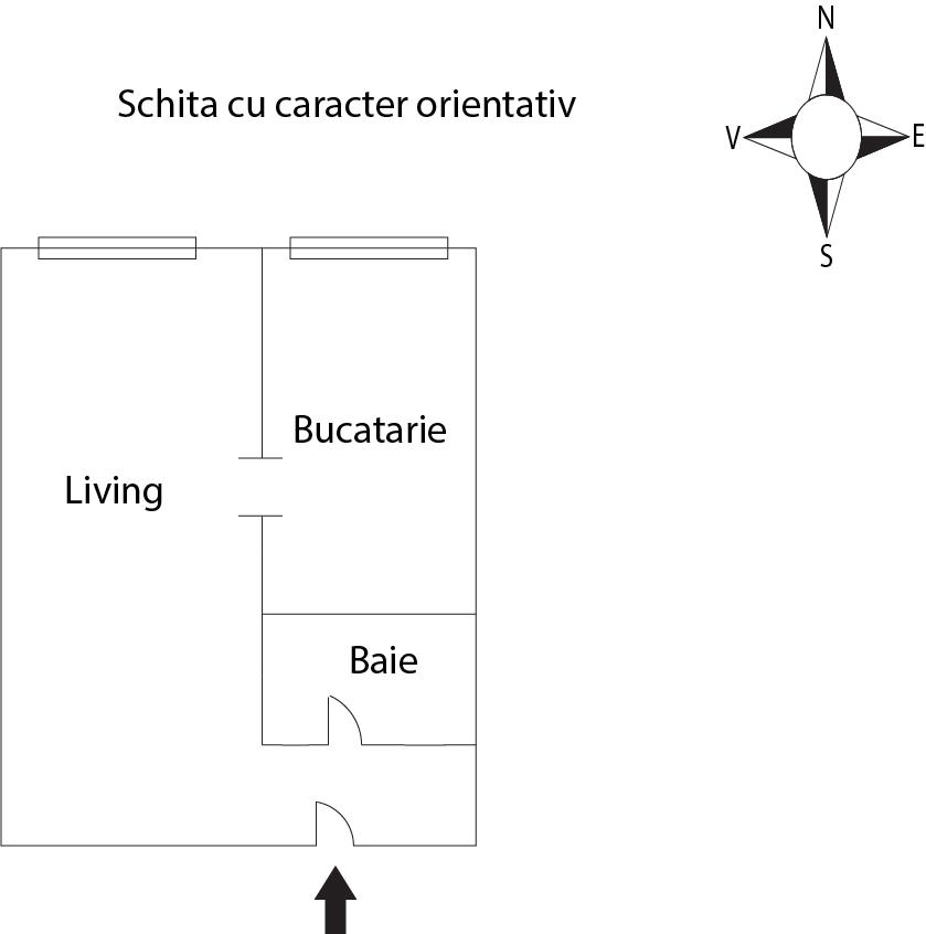 Garsonieră de vânzare Floreşti - 57945AV | BLITZ Cluj-Napoca | Poza1