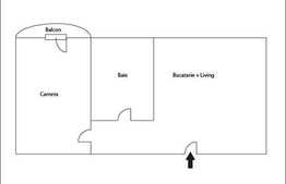 Mansarda cu 2 camere, 61 mp, imobil nou zona Campului