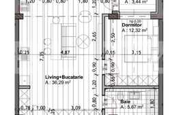 Apartament in imobil nou, 2 camere, zona Mega Image - Eremia Grigorescu