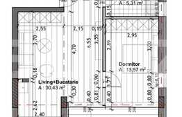 Apartament in imobil nou, 2 camere, zona Mega Image - Eremia Grigorescu