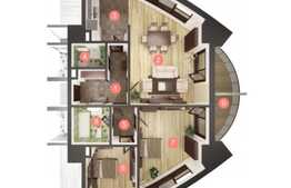 3 camere, 105.42 mp utili, TERASA 15.2 mp, imobil NOU, zona Piata Flora 