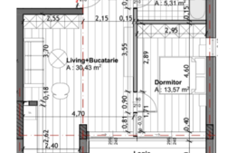 Apartament in imobil nou, 2 camere, zona Mega Image - Eremia Grigorescu
