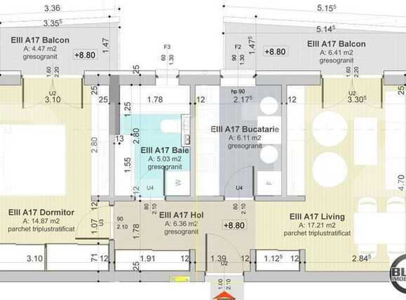 Apartament de vânzare 2 camere Marasti - 5801AV | BLITZ Cluj-Napoca | Poza5