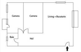 Apartament nou in zona Baumax, 3 camere + garaj subteran