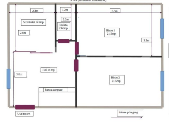 Spațiu birouri de închiriat Central - 58462SIB | BLITZ Cluj-Napoca | Poza8