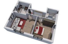 Apartament 2 camere in vila, cartierul Borhanci 