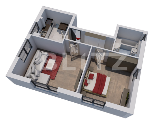 Apartament de vânzare 2 camere Borhanci - 58468AV | BLITZ Cluj-Napoca | Poza1
