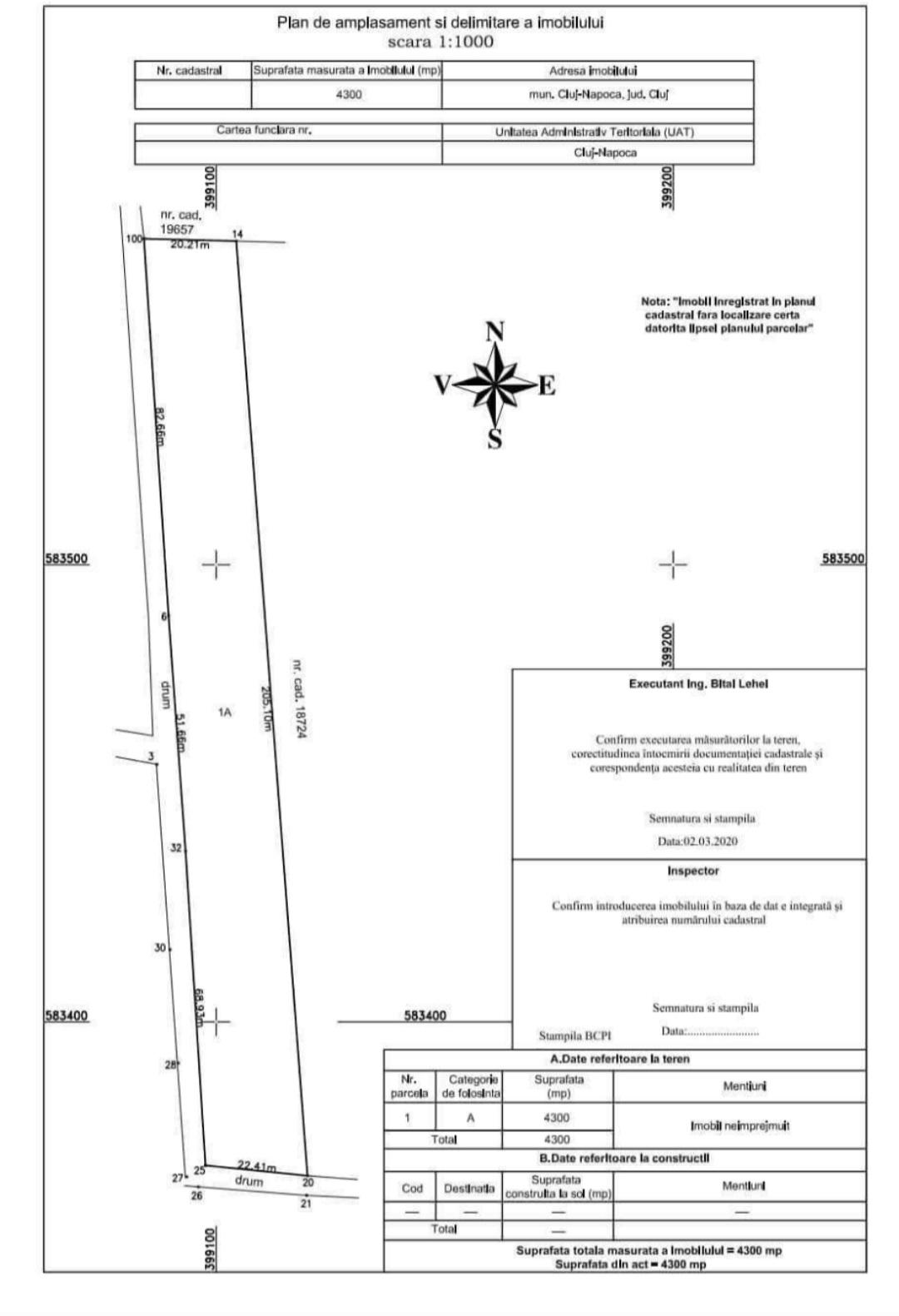 Teren de vânzare Sopor - 58486TV | BLITZ Cluj-Napoca | Poza1