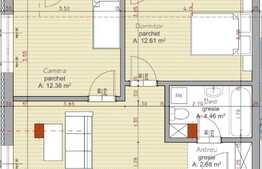 Apartament 3 camere, semifinisat, zona strazii Traian vuia
