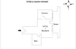 Apartament 2 camere, 59mp plus 26 mp terasa cu priveliste, zona Vivo