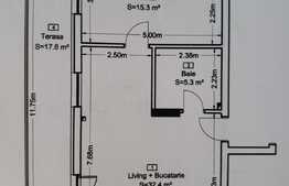 Apartament 53 mp, terasa 18 mp, view, zona Vivo!