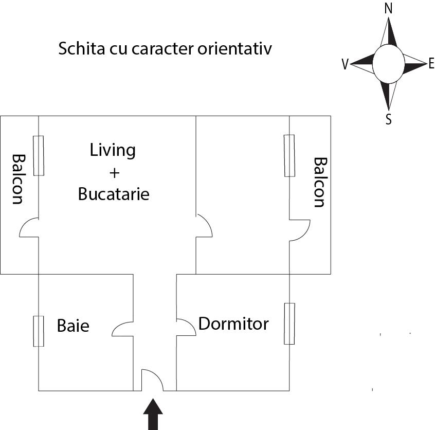 Garsonieră de vânzare Floreşti - 58543AV | BLITZ Cluj-Napoca | Poza1