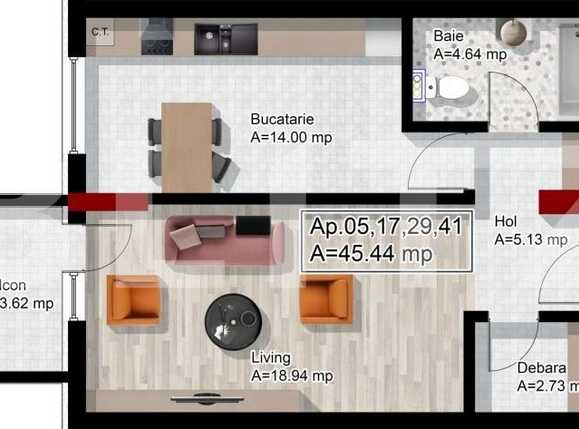 Apartament de vânzare 2 camere Dambul Rotund - 58565AV | BLITZ Cluj-Napoca | Poza7