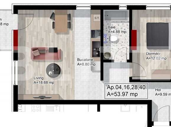 Apartament de vânzare 2 camere Dambul Rotund - 58568AV | BLITZ Cluj-Napoca | Poza4