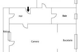 4 camere de vanzare 120 mp , 60 mp cota parte teren