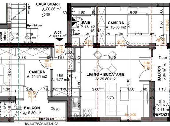 Apartament de vânzare 3 camere Iris - 58643AV | BLITZ Cluj-Napoca | Poza2