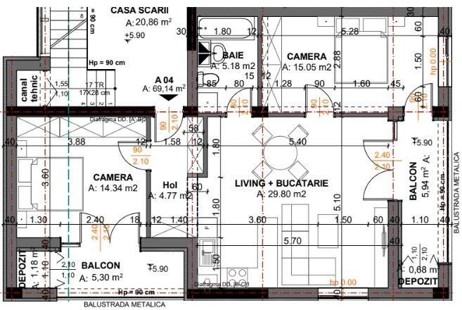 Apartament de vânzare 3 camere Iris - 58643AV | BLITZ Cluj-Napoca | Poza2