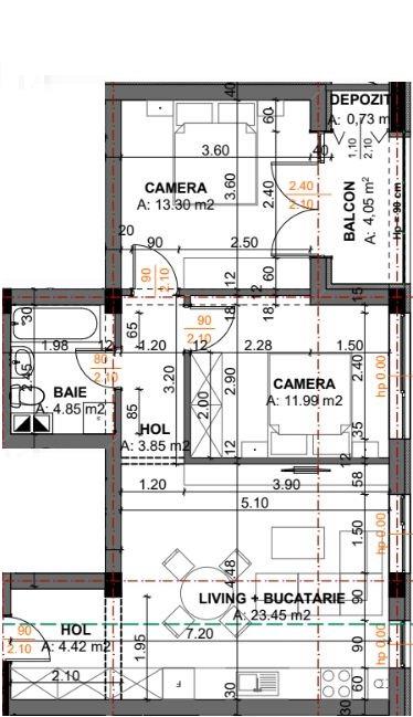 Apartament de vânzare 3 camere Iris - 58645AV | BLITZ Cluj-Napoca | Poza3