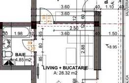 2 camere, 50.89 mp utili, balcon 12.86, imobil NOU!